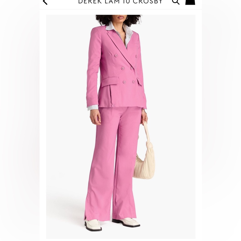 Derek lam 10 Crosby double Breasted suit. Size 6. Worn once!